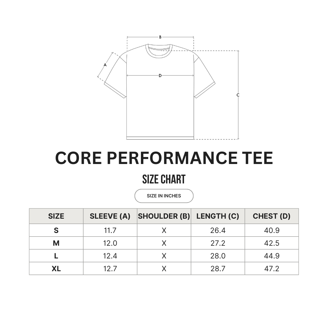 CORE PERFORMANCE TEE - FOREST GREEN