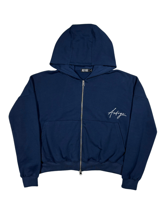 CORE ZIP HOODIE NAVY