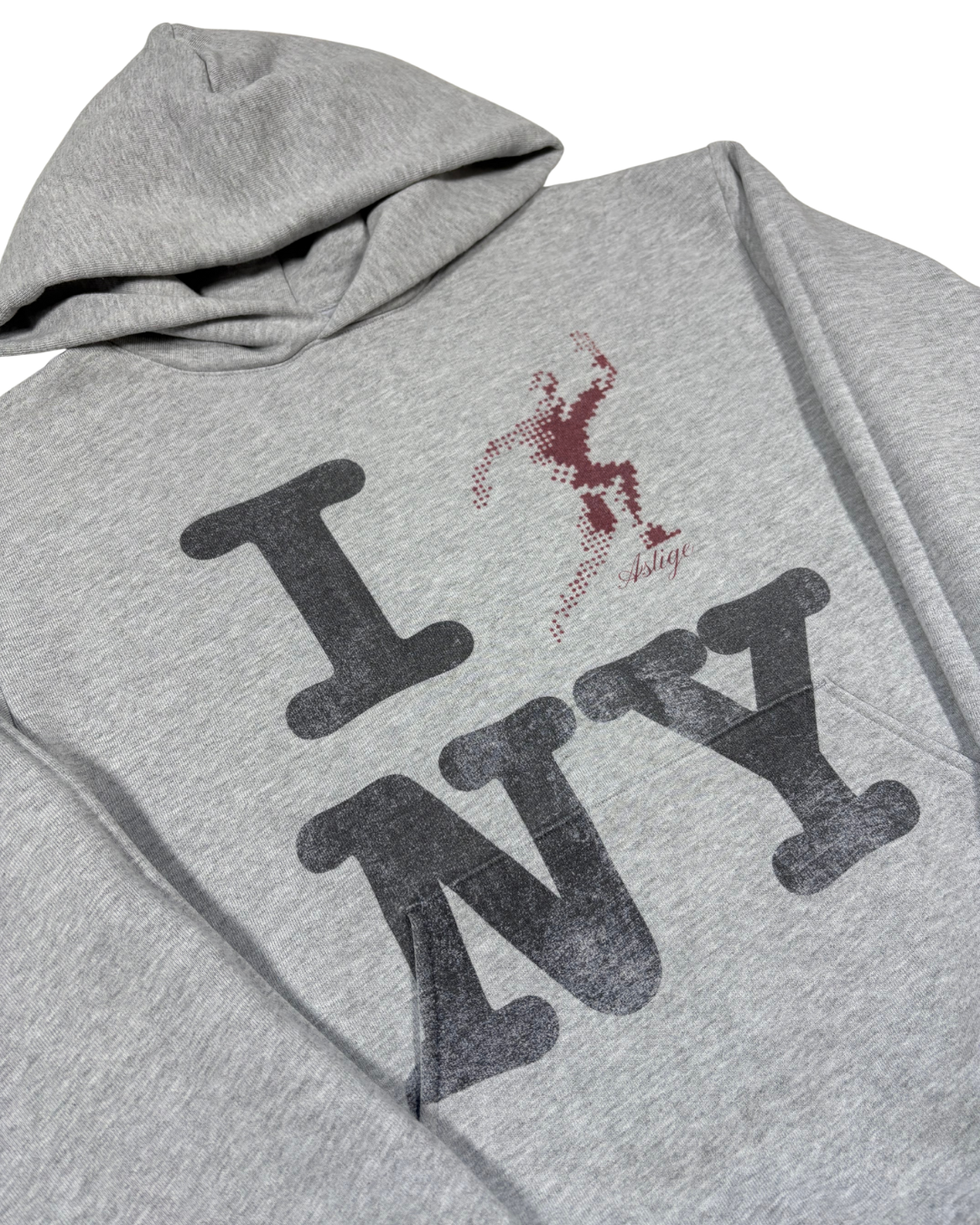 PRE-ORDER NEW YORK - PULLOVER HOODIE (HEATHER GREY)